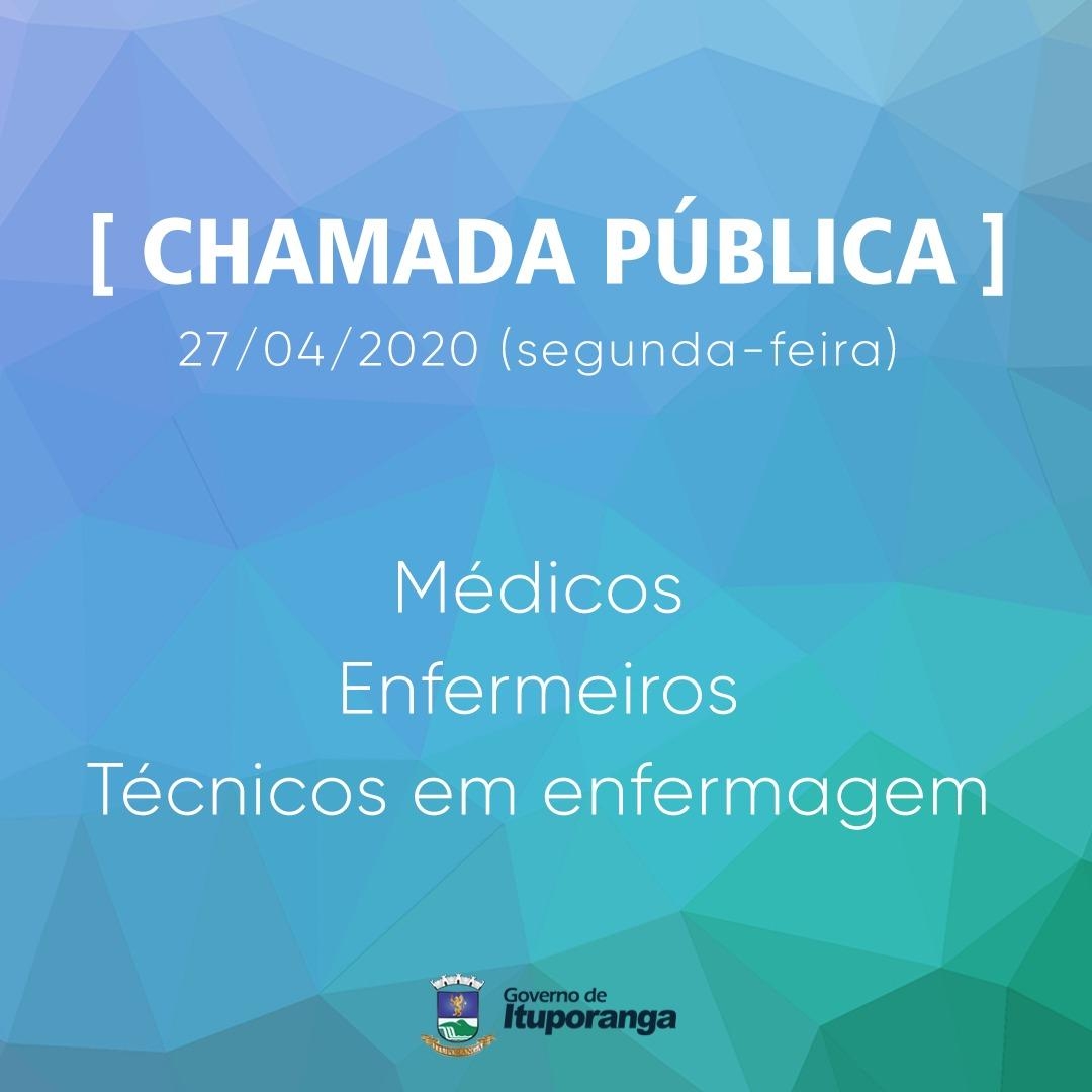 Administração Municipal  contrata Médicos, Enfermeiros e Técnicos em enfermagem