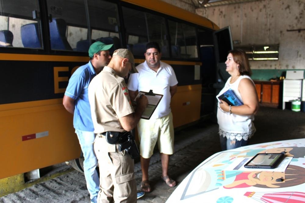 Transporte Escolar de Ituporanga passa por vistoria