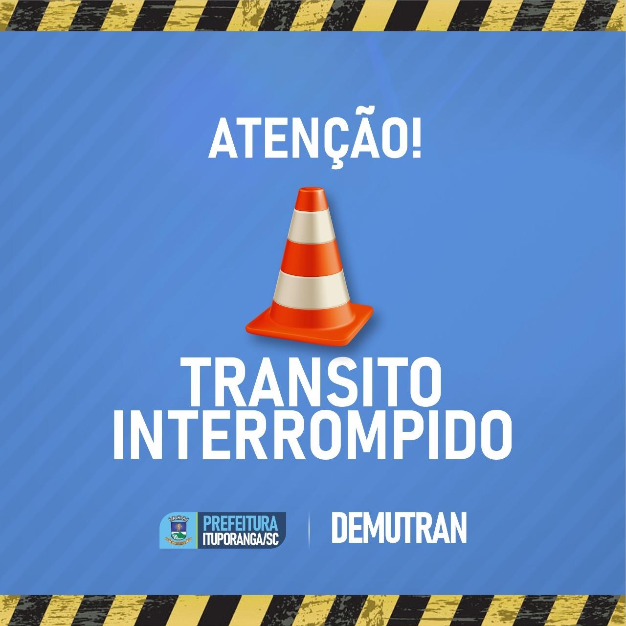 Duas ruas serão interditadas na segunda (05) em Ituporanga para conclusão de obras de pavimentação