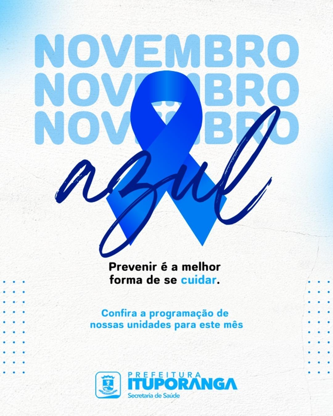 Ituporanga intensifica a saúde masculina com programação especial do Novembro Azul