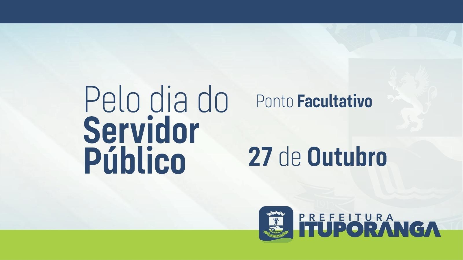 Prefeitura de Ituporanga terá ponto facultativo na segunda-feira