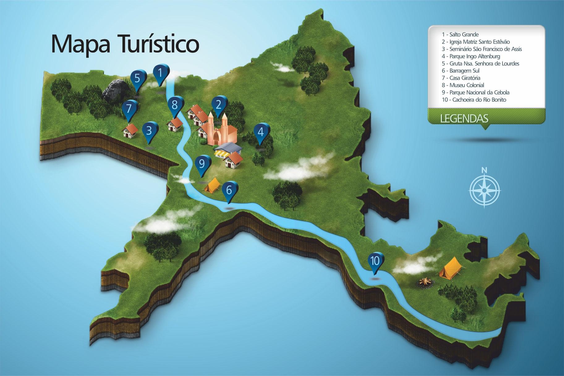 PONTOS TURÍSTICOS